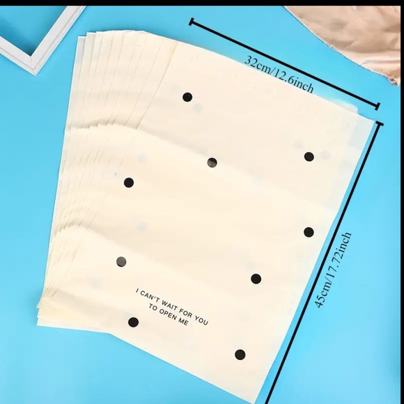 10 Polka Dot Poly Mailers - Picture 6 of 7